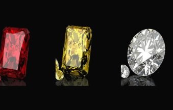 Navratna gemstones ruby yellow sapphire diamond